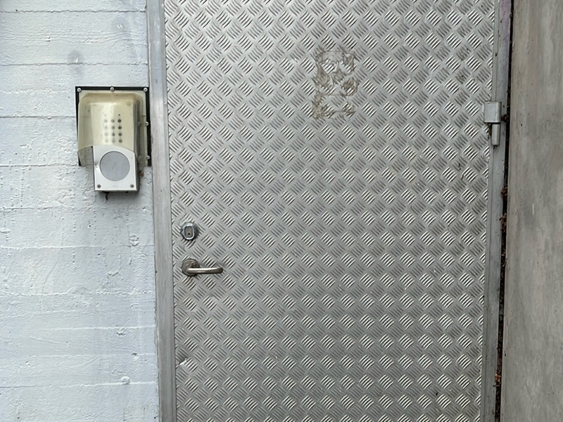 Industridörr Ståldörr - enkel 10x21