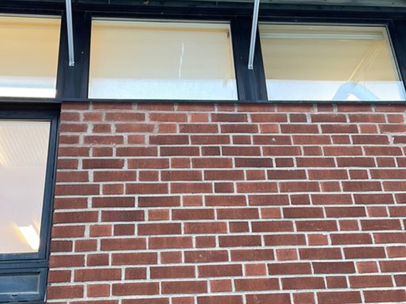 Aluminiumbeklätt träfönster fasad Norr